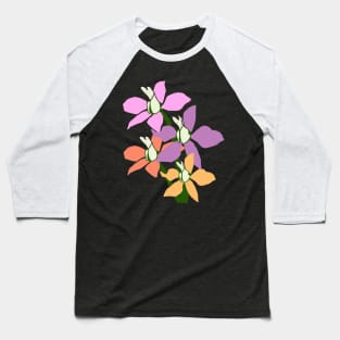 orchid, bloom, blossoms, floral, flower, flowery Baseball T-Shirt